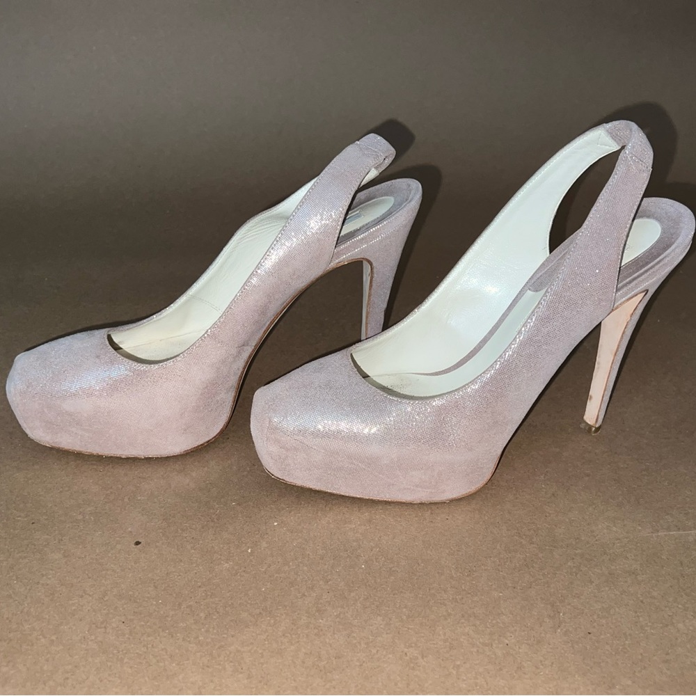 BRIAN ATWOOD Debra Suede Shimmer platform